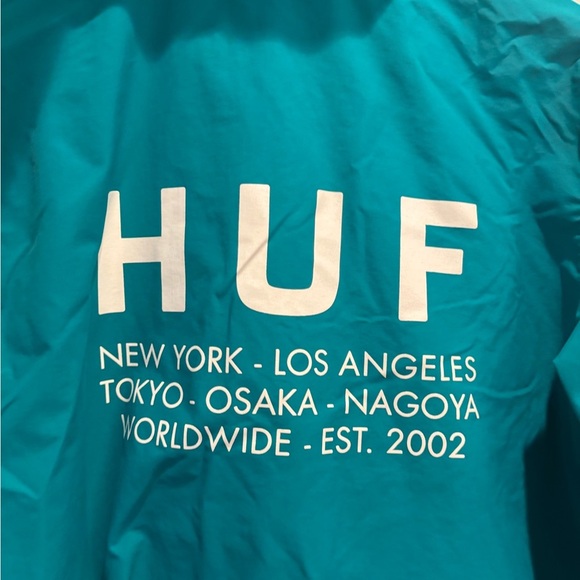 HUF Aqua Half-Zip Jacket size small men’s lightweight fall - Picture 7 of 16
